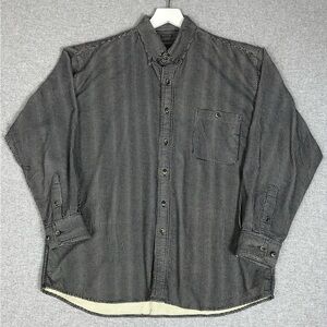 Bruno Shirt Mens Large Houndstooth Button Down Long Sleeve Pocket 16 Wales Plaid